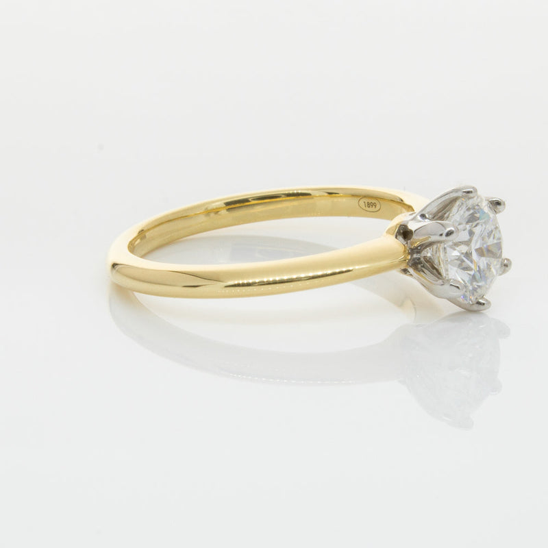 18ct Yellow Gold 1.01ct Diamond Cosmopolitan Ring-Ring-Walker & Hall