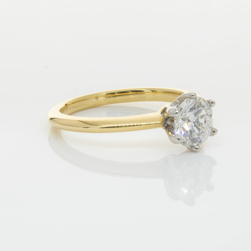 18ct Yellow Gold 1.01ct Diamond Cosmopolitan Ring-Ring-Walker & Hall