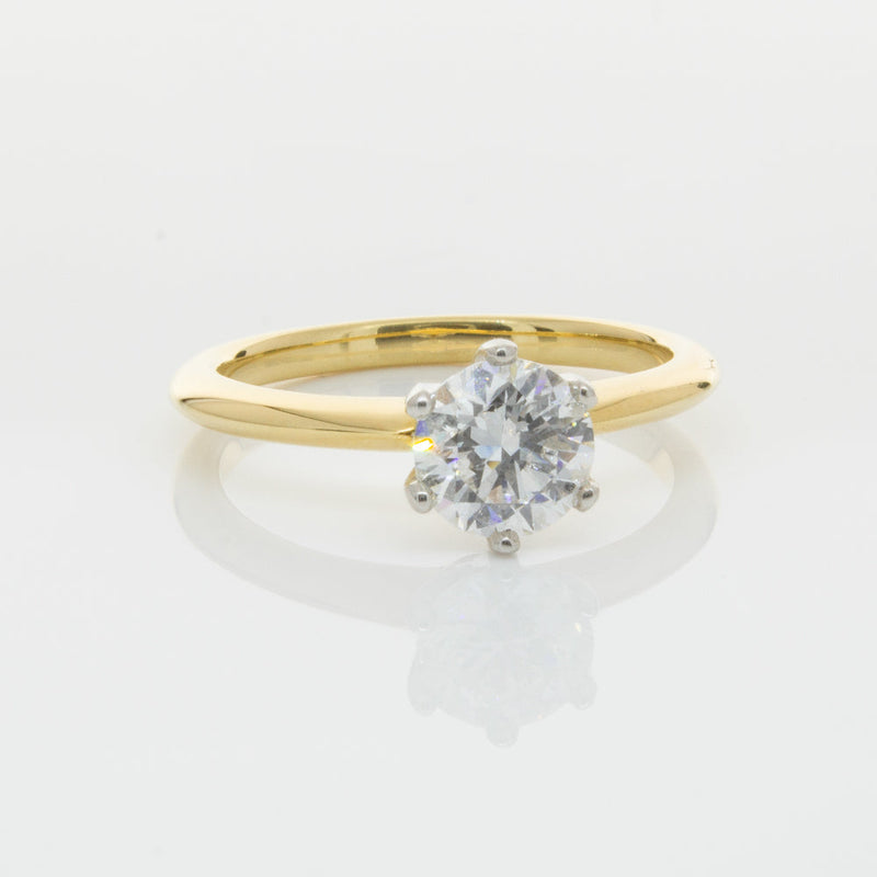 18ct Yellow Gold 1.01ct Diamond Cosmopolitan Ring-Ring-Walker & Hall