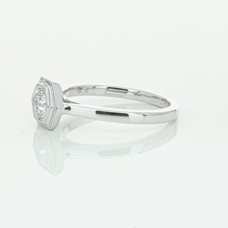 18ct White Gold Diamond Windsor Ring-Ring-Walker & Hall