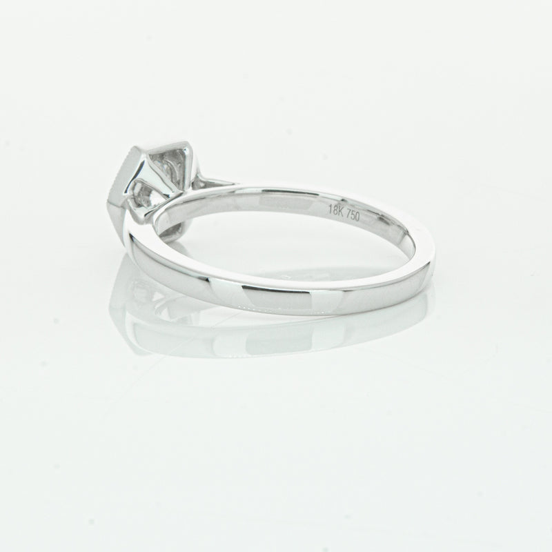 18ct White Gold Diamond Windsor Ring-Ring-Walker & Hall