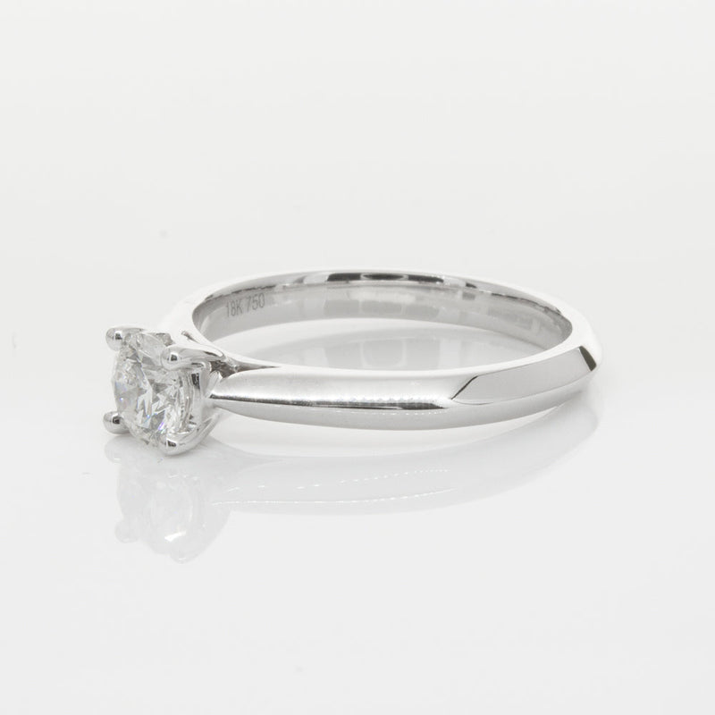 18ct White Gold .50ct Diamond Venetian Ring-Ring-Walker & Hall