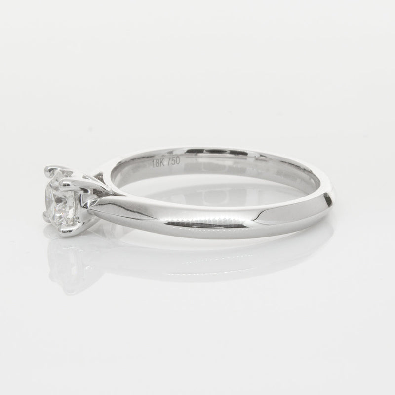 18ct White Gold .50ct Diamond Venetian Ring-Ring-Walker & Hall