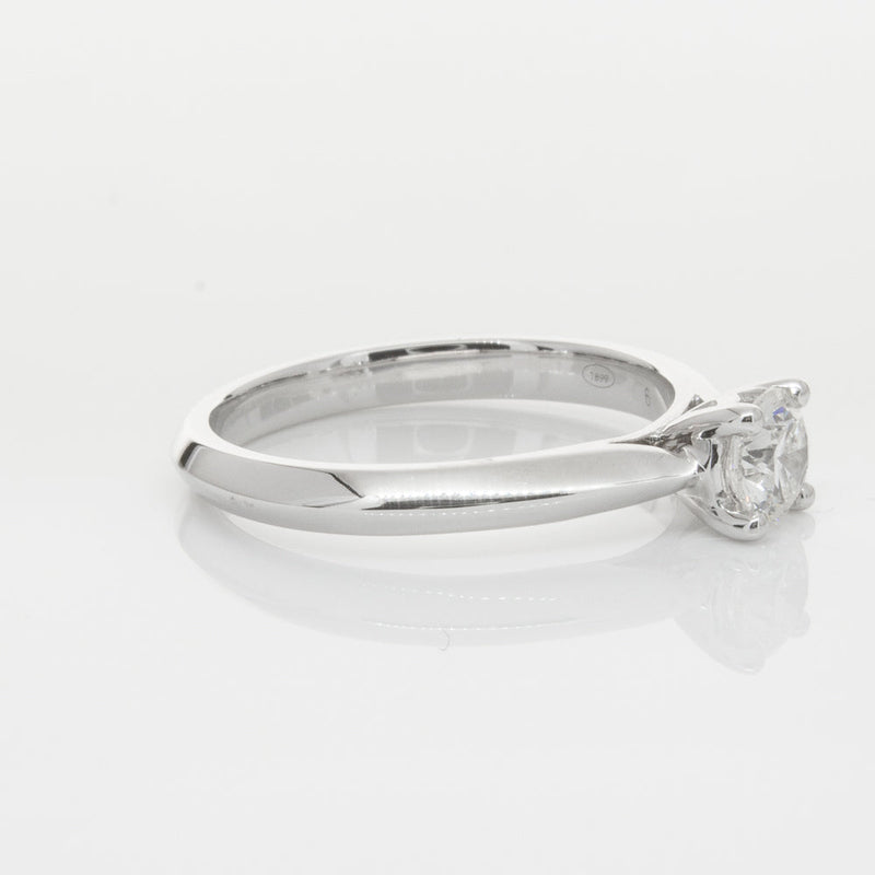 18ct White Gold .50ct Diamond Venetian Ring-Ring-Walker & Hall