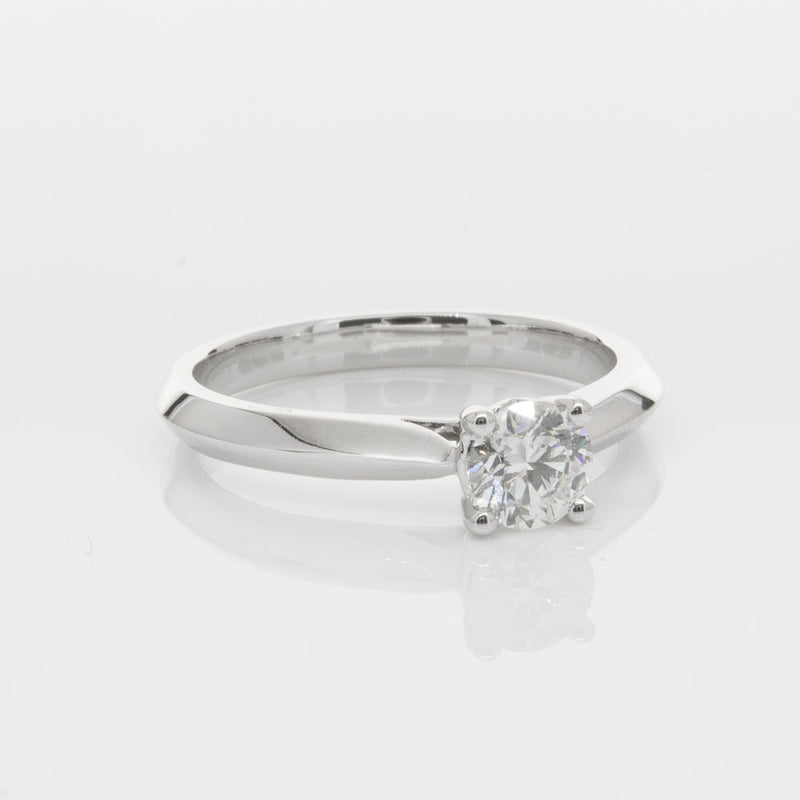 18ct White Gold .50ct Diamond Venetian Ring-Ring-Walker & Hall
