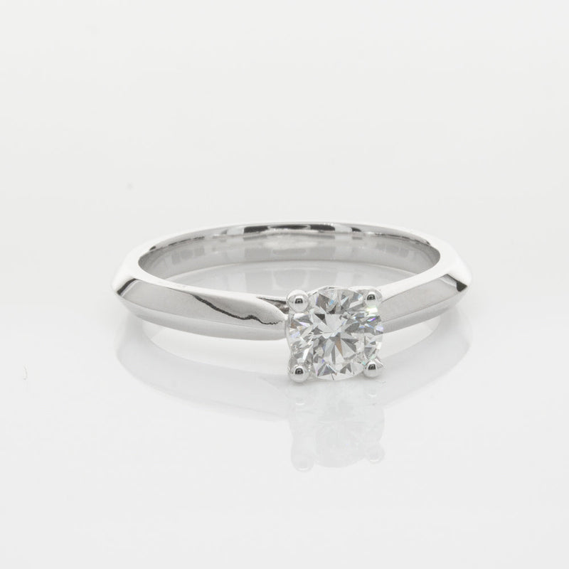 18ct White Gold .50ct Diamond Venetian Ring-Ring-Walker & Hall