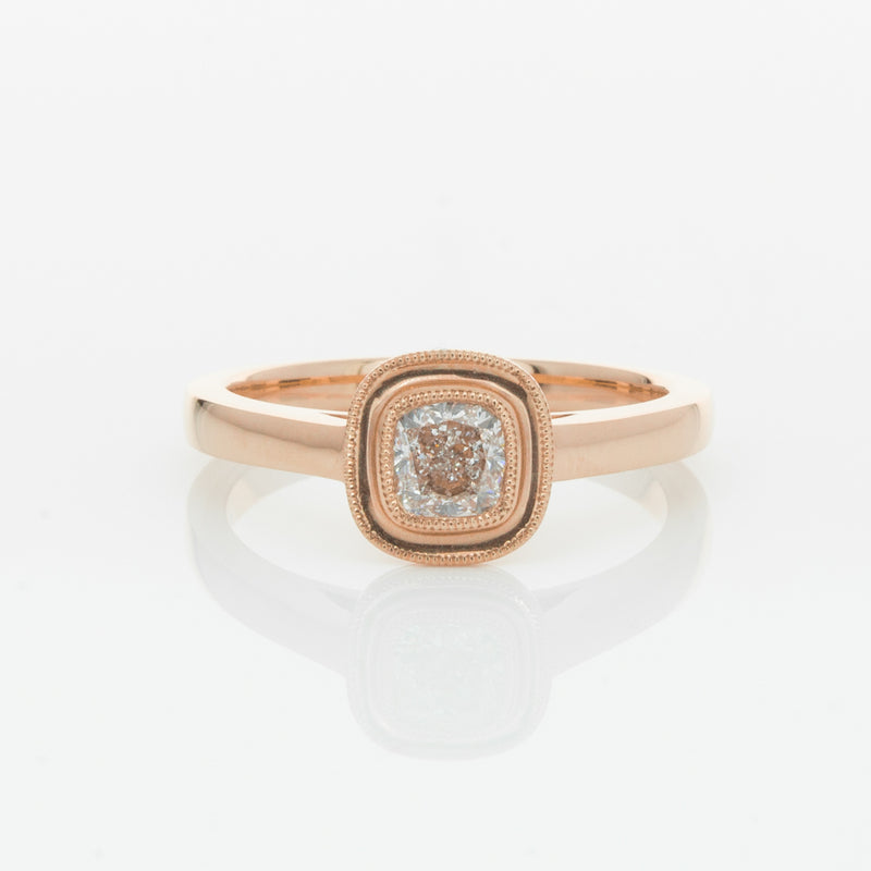 18ct Rose Gold Diamond Windsor Ring-Ring-Walker & Hall