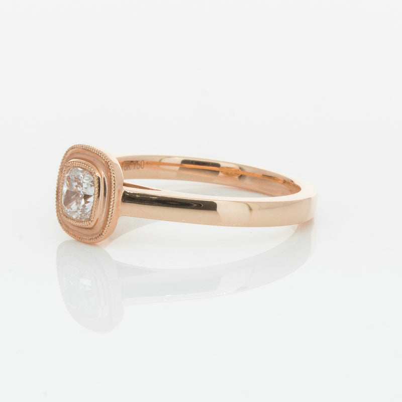 18ct Rose Gold Diamond Windsor Ring-Ring-Walker & Hall