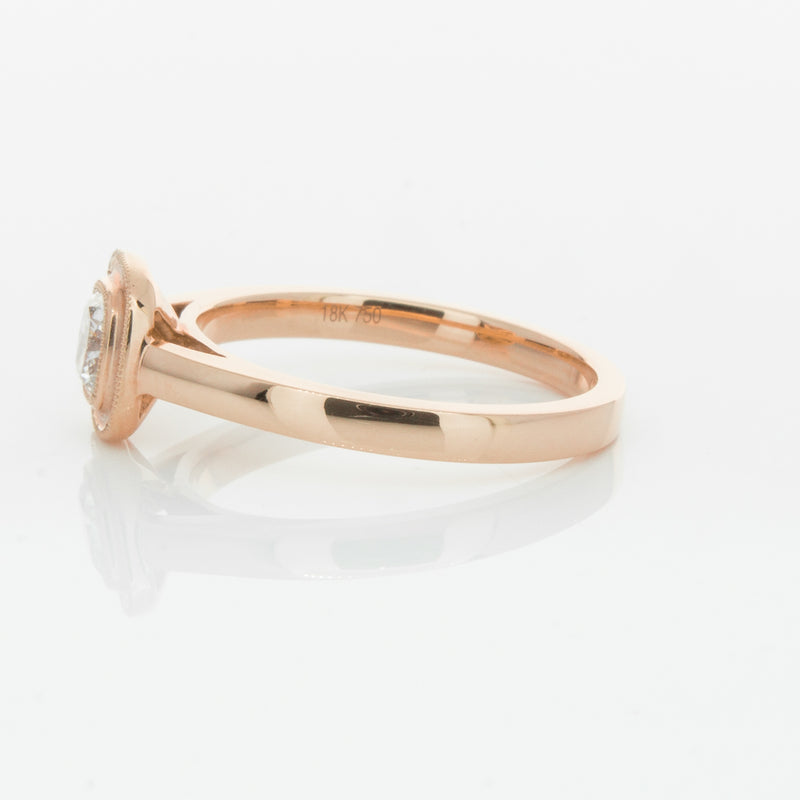 18ct Rose Gold Diamond Windsor Ring-Ring-Walker & Hall