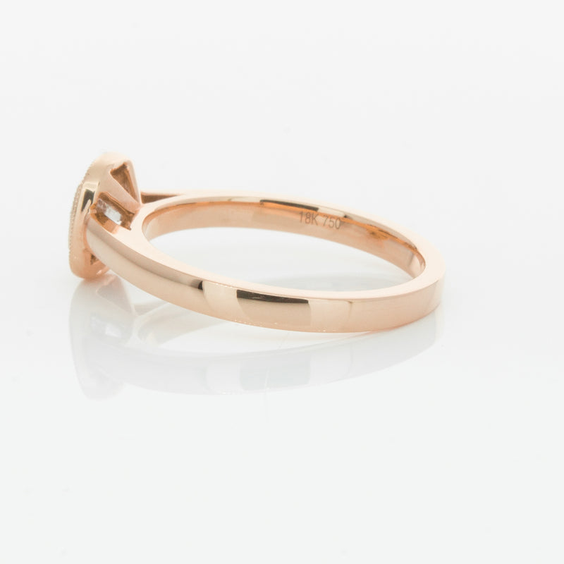 18ct Rose Gold Diamond Windsor Ring-Ring-Walker & Hall