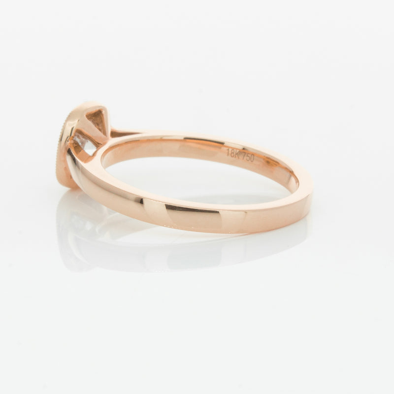 18ct Rose Gold Diamond Windsor Ring-Ring-Walker & Hall