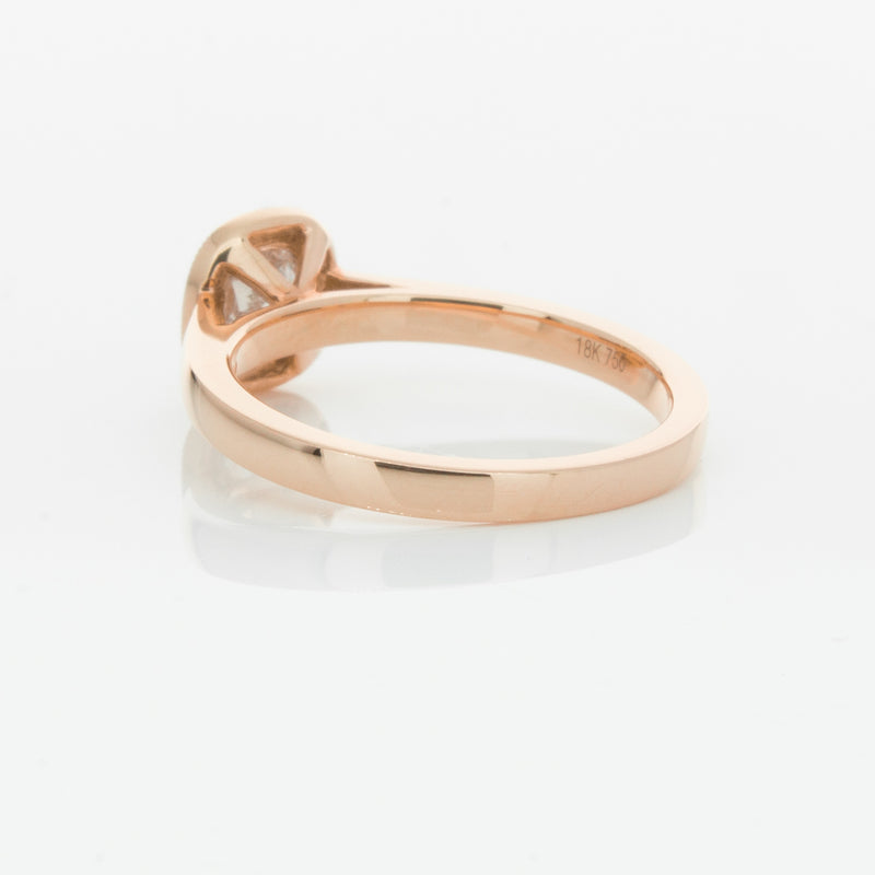 18ct Rose Gold Diamond Windsor Ring-Ring-Walker & Hall