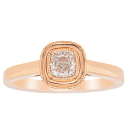 18ct Rose Gold .53ct Diamond Windsor Ring - Ring - Walker & Hall