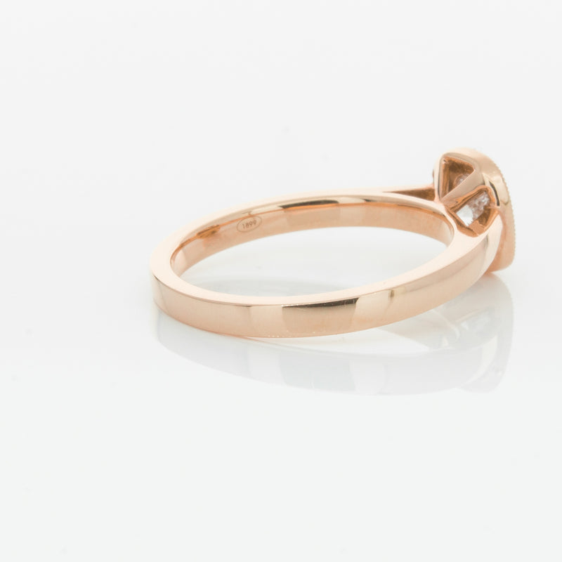 18ct Rose Gold Diamond Windsor Ring-Ring-Walker & Hall