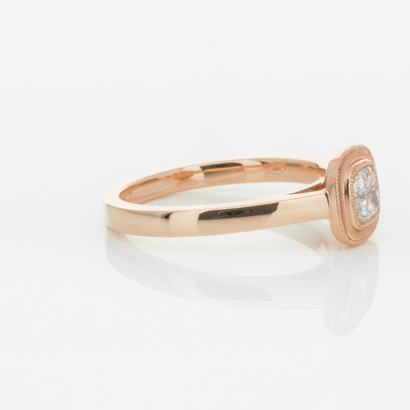 18ct Rose Gold Diamond Windsor Ring-Ring-Walker & Hall