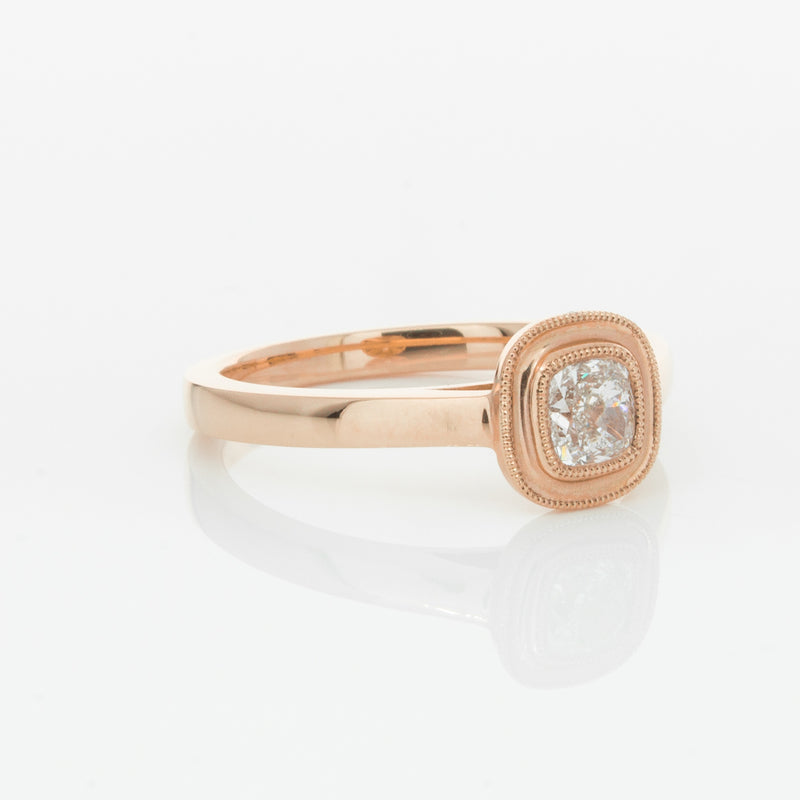 18ct Rose Gold Diamond Windsor Ring-Ring-Walker & Hall