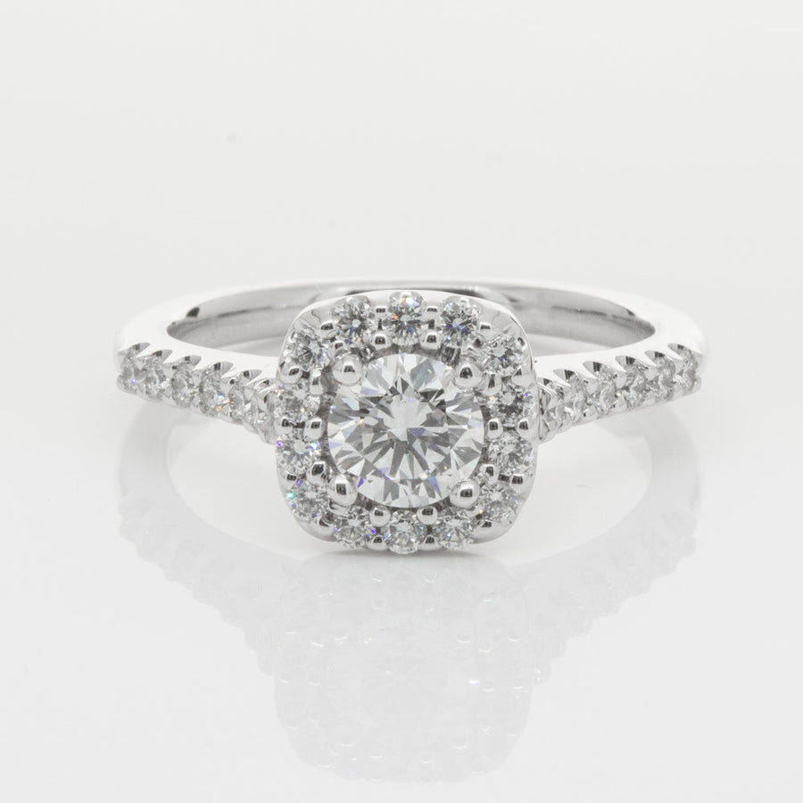 18ct White Gold .50ct Diamond Manhattan Ring-Ring-Walker & Hall