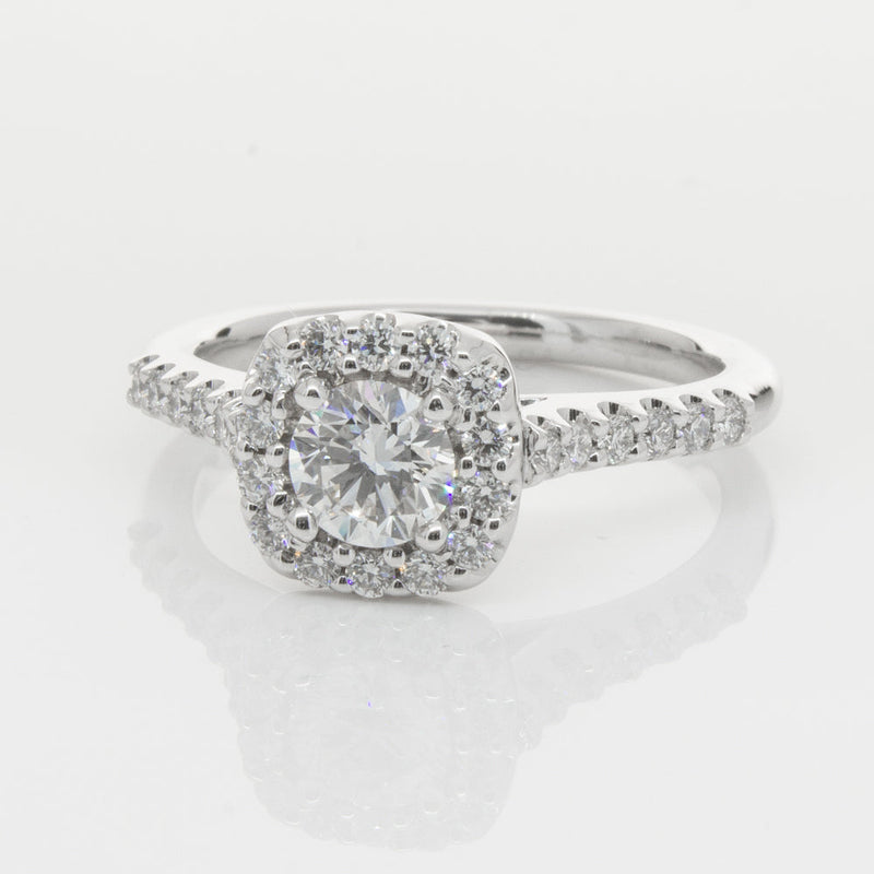 18ct White Gold .50ct Diamond Manhattan Ring-Ring-Walker & Hall