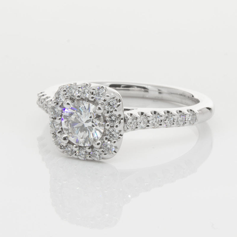 18ct White Gold .50ct Diamond Manhattan Ring-Ring-Walker & Hall