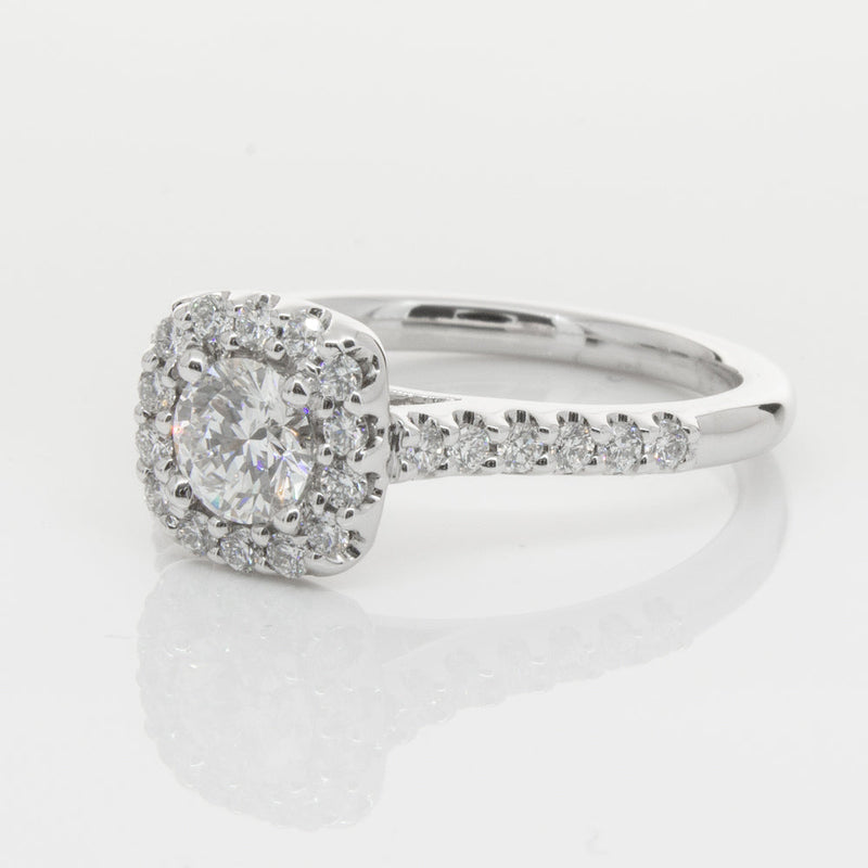 18ct White Gold .50ct Diamond Manhattan Ring-Ring-Walker & Hall