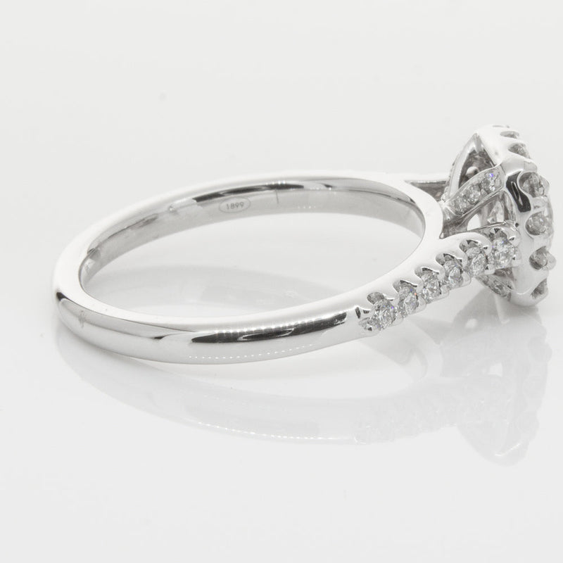 18ct White Gold .50ct Diamond Manhattan Ring-Ring-Walker & Hall
