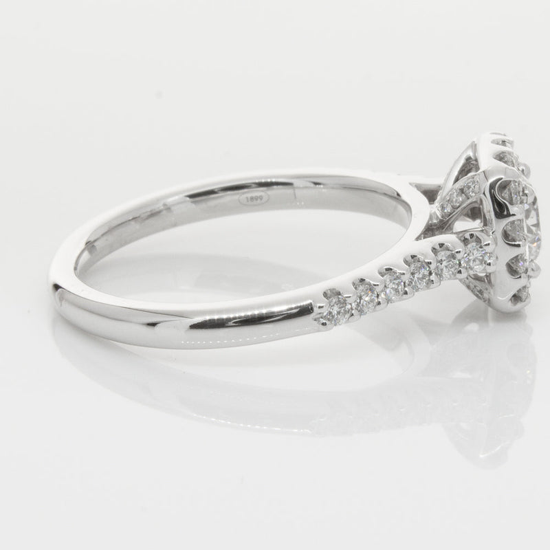 18ct White Gold .50ct Diamond Manhattan Ring-Ring-Walker & Hall