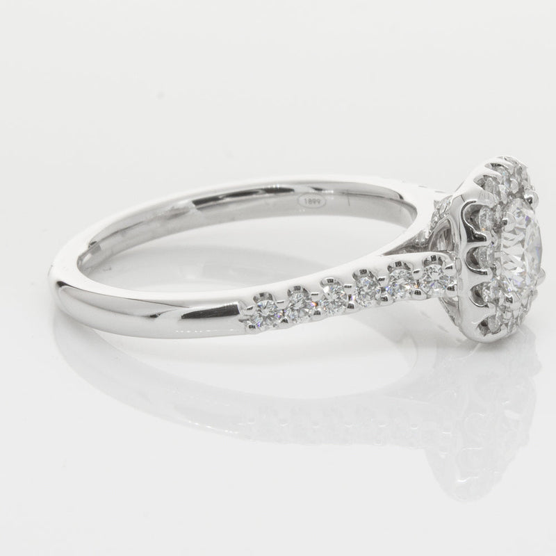 18ct White Gold .50ct Diamond Manhattan Ring-Ring-Walker & Hall