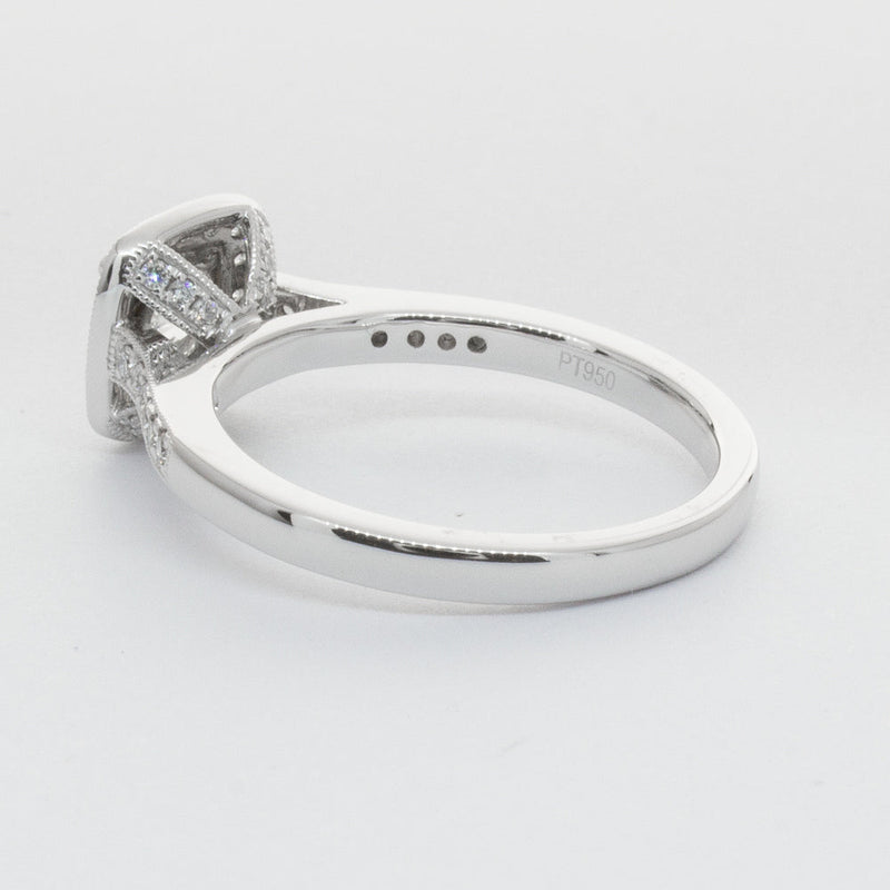 Platinum .51ct Diamond Aurora Ring-Ring-Walker & Hall