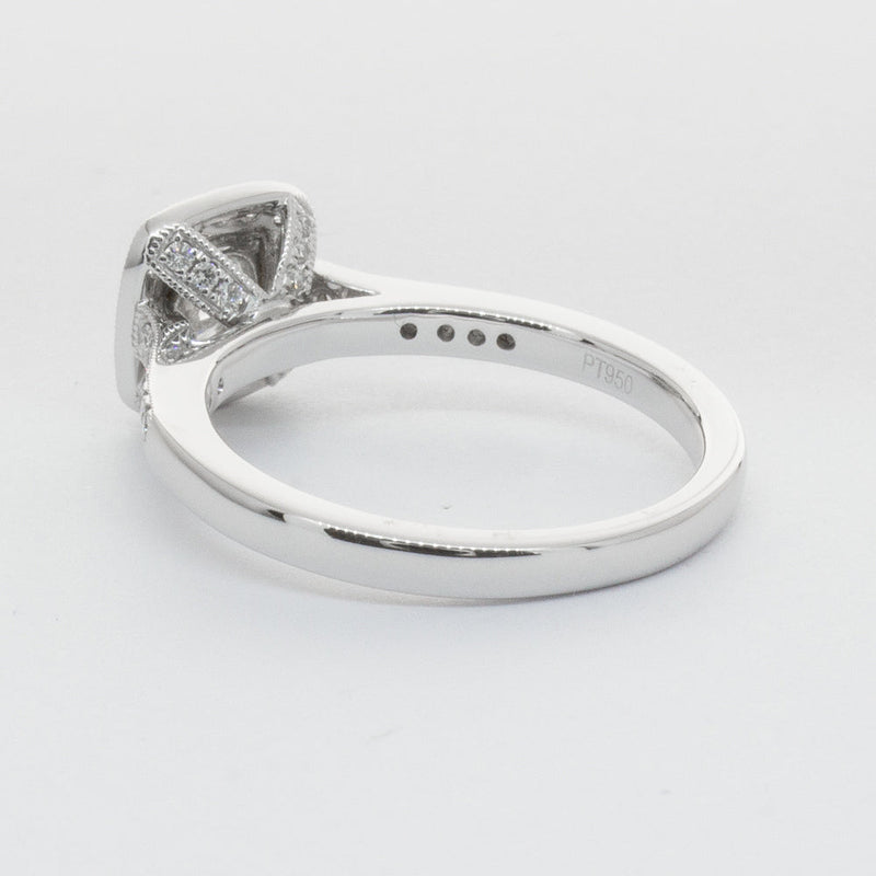 Platinum .51ct Diamond Aurora Ring-Ring-Walker & Hall