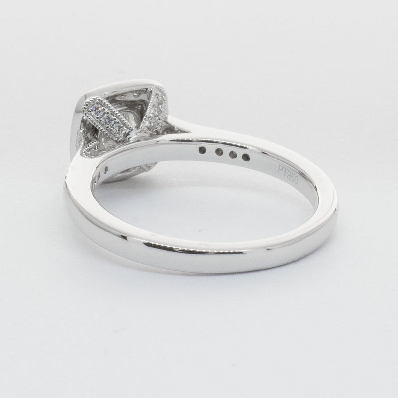 Platinum .51ct Diamond Aurora Ring-Ring-Walker & Hall