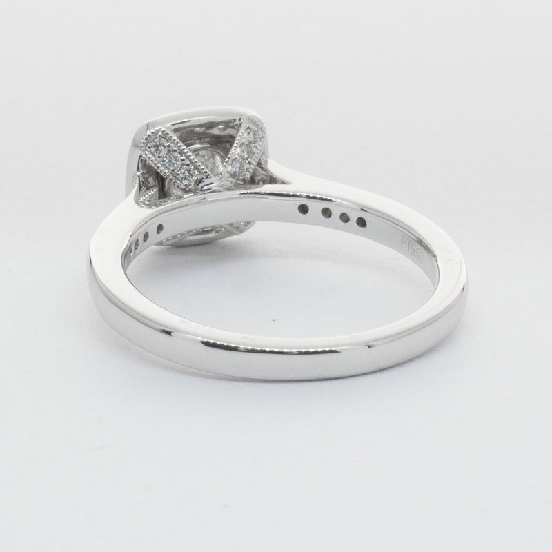 Platinum .51ct Diamond Aurora Ring-Ring-Walker & Hall