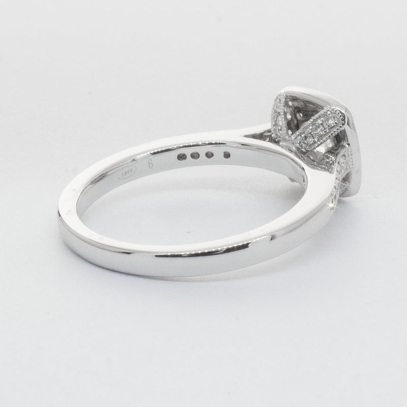 Platinum .51ct Diamond Aurora Ring-Ring-Walker & Hall