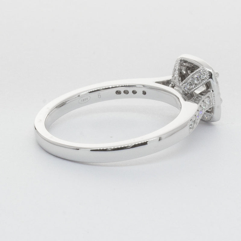 Platinum .51ct Diamond Aurora Ring-Ring-Walker & Hall