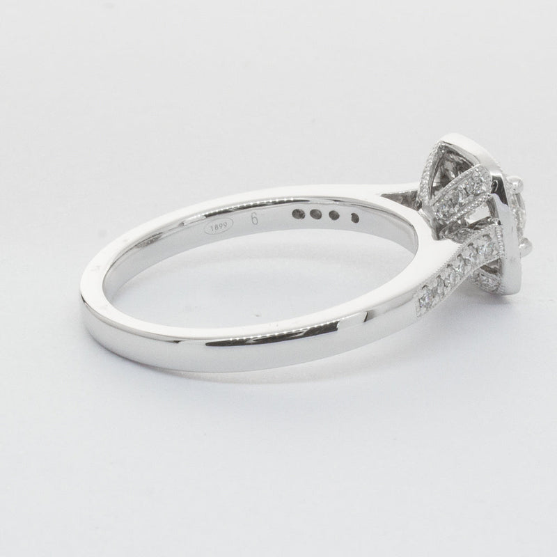 Platinum .51ct Diamond Aurora Ring-Ring-Walker & Hall