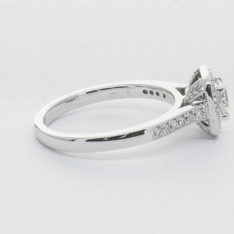 Platinum .51ct Diamond Aurora Ring-Ring-Walker & Hall