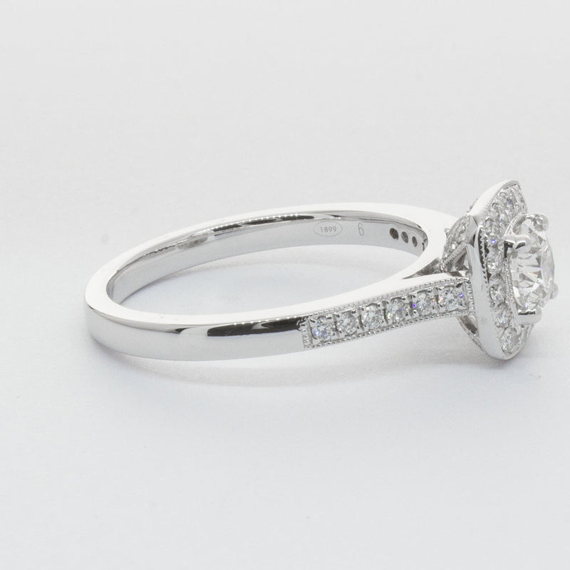 Platinum .51ct Diamond Aurora Ring-Ring-Walker & Hall