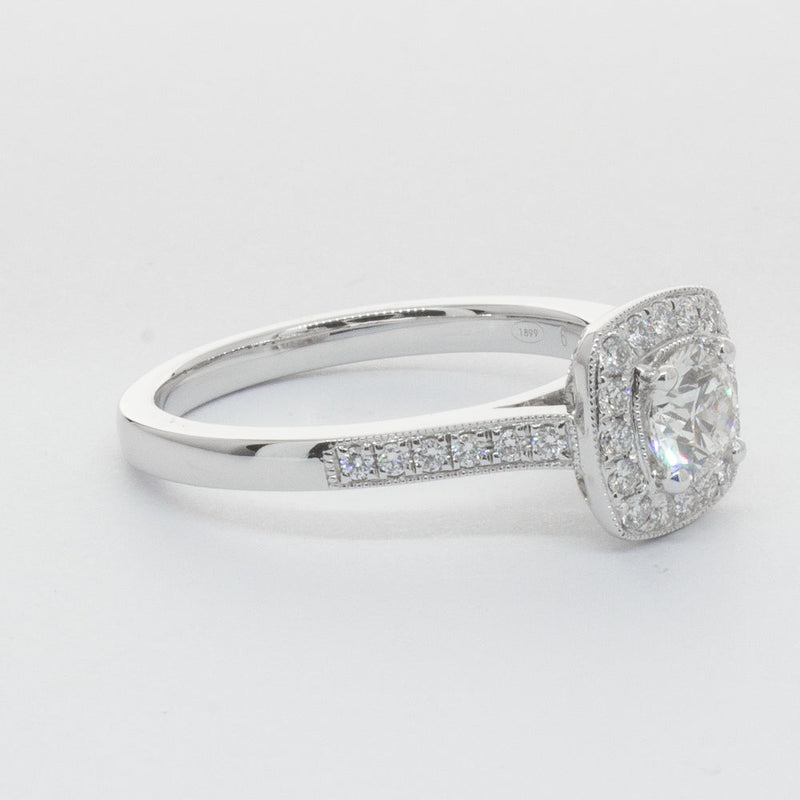 Platinum .51ct Diamond Aurora Ring-Ring-Walker & Hall