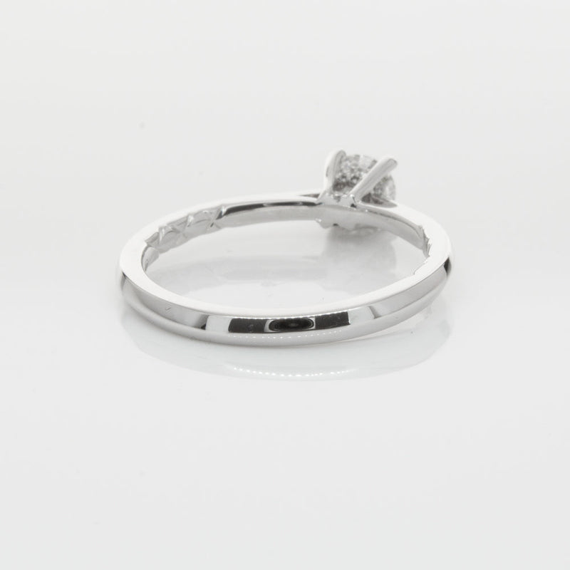 18ct White Gold .42ct Flawless Diamond Ring-Ring-Walker & Hall