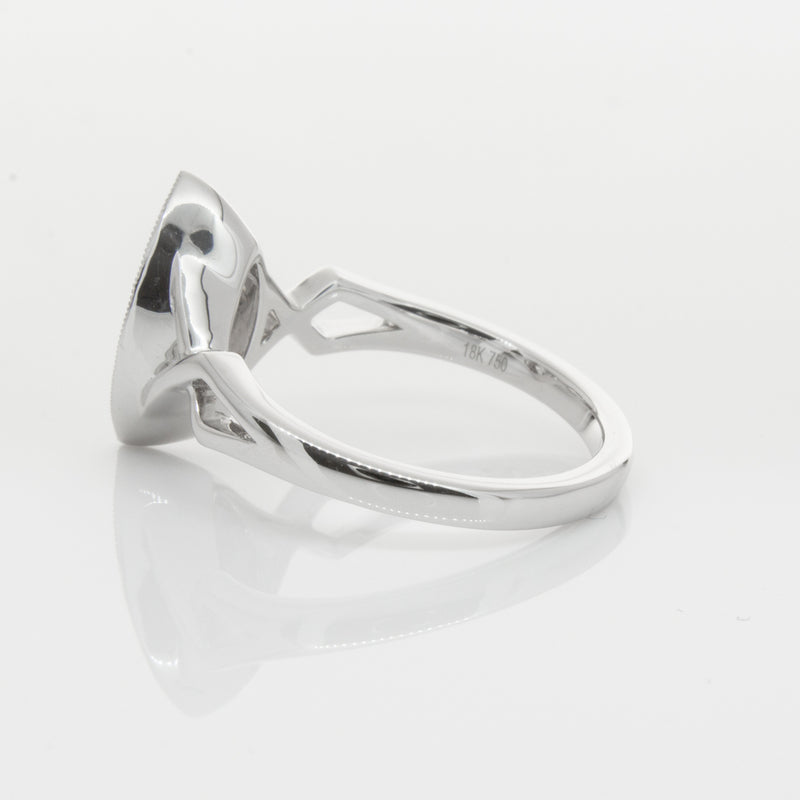 18ct White Gold Marquise Diamond Ring-Ring-Walker & Hall