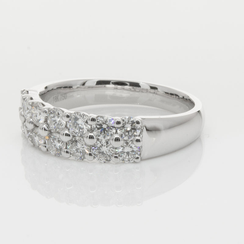 18ct White Gold 1.00ct Diamond Apollo Ring-Ring-Walker & Hall