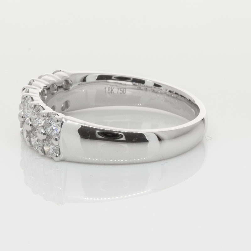 18ct White Gold 1.00ct Diamond Apollo Ring-Ring-Walker & Hall