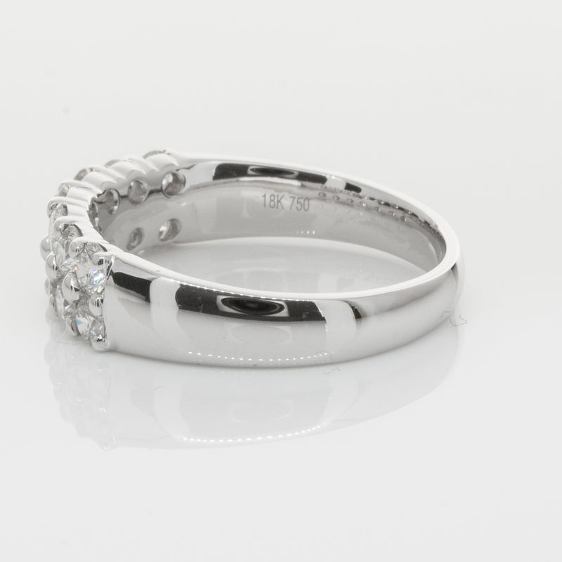 18ct White Gold 1.00ct Diamond Apollo Ring-Ring-Walker & Hall