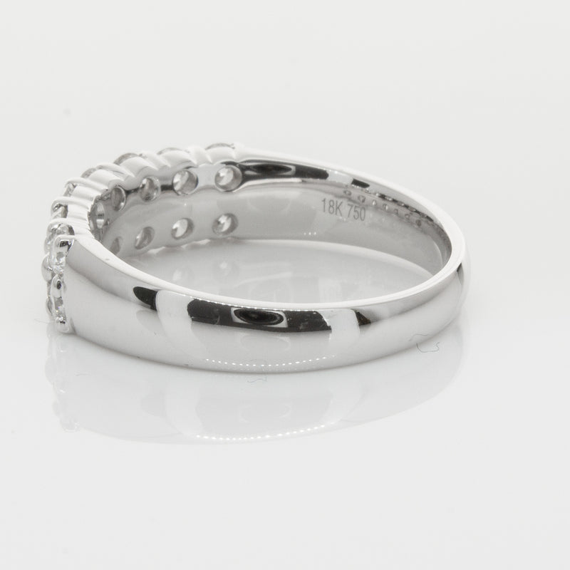 18ct White Gold 1.00ct Diamond Apollo Ring-Ring-Walker & Hall