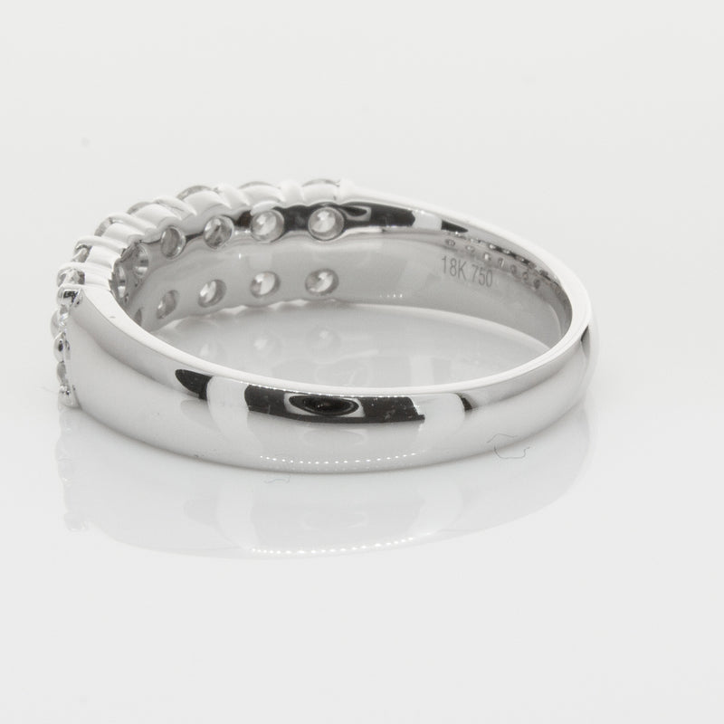 18ct White Gold 1.00ct Diamond Apollo Ring-Ring-Walker & Hall