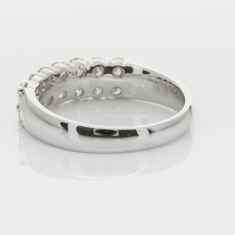 18ct White Gold 1.00ct Diamond Apollo Ring-Ring-Walker & Hall