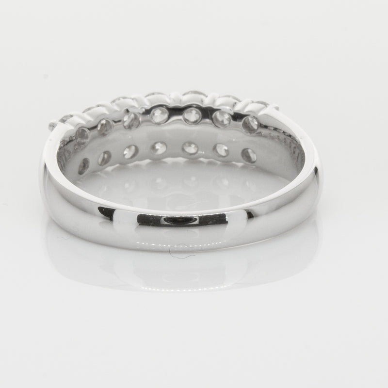 18ct White Gold 1.00ct Diamond Apollo Ring-Ring-Walker & Hall