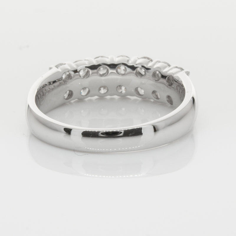 18ct White Gold 1.00ct Diamond Apollo Ring-Ring-Walker & Hall