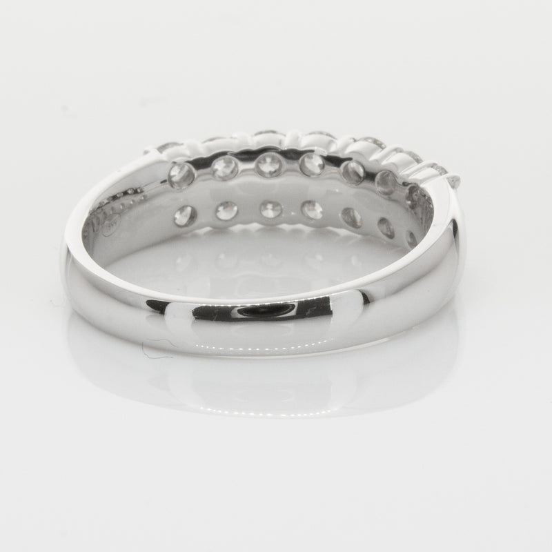 18ct White Gold 1.00ct Diamond Apollo Ring-Ring-Walker & Hall