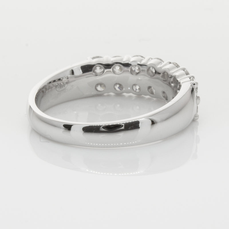 18ct White Gold 1.00ct Diamond Apollo Ring-Ring-Walker & Hall