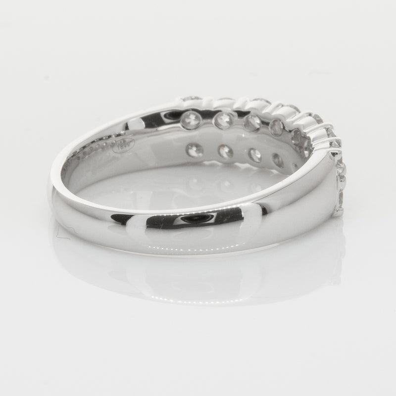 18ct White Gold 1.00ct Diamond Apollo Ring-Ring-Walker & Hall